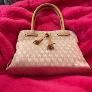 Dooney & Bourke emblem bag with leather trim